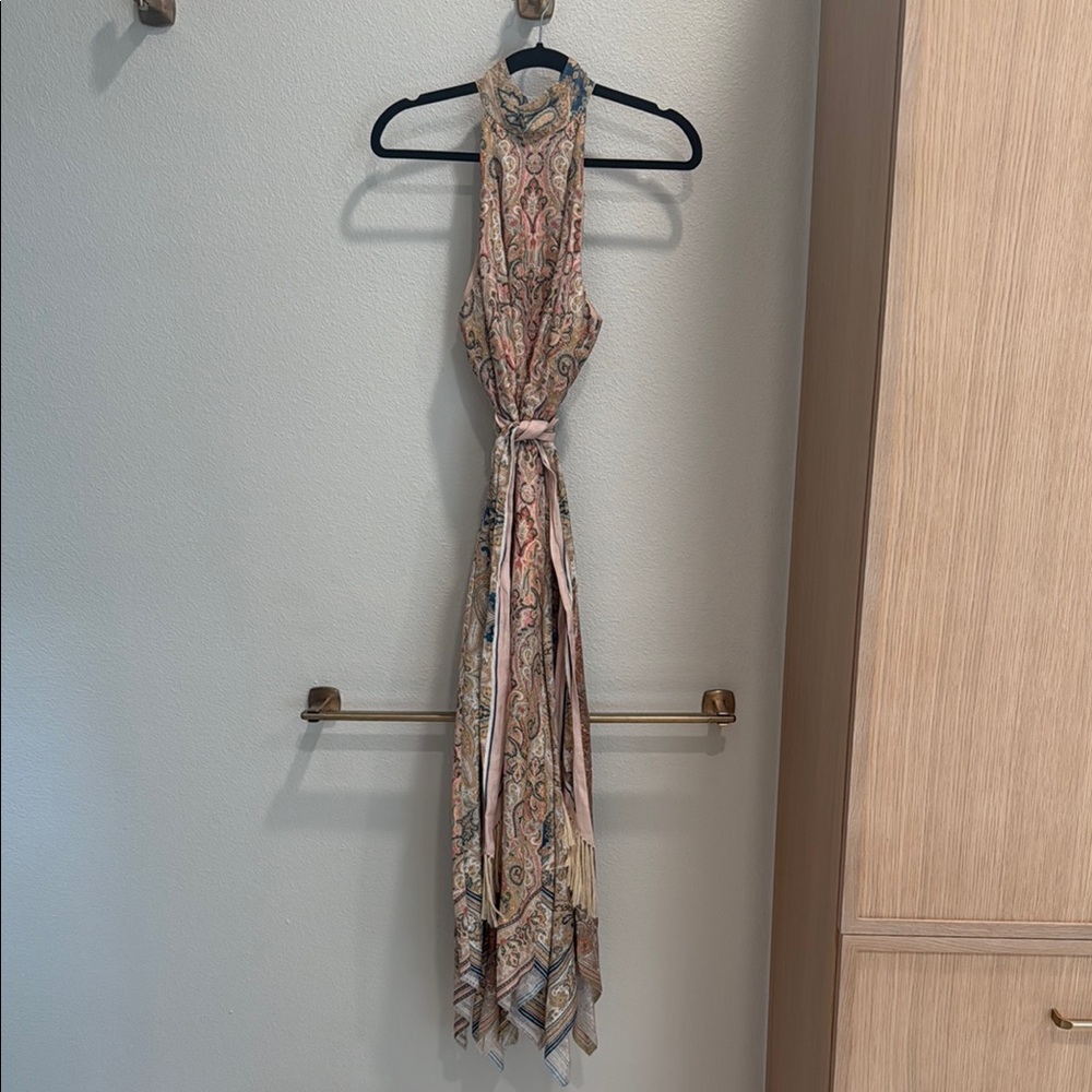 Zimmermann Paisley Halter Maxi Dress
